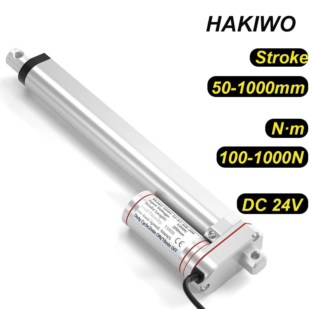 HAKIWO  ߿, 24V , 50mm, 100mm, 300mm, 600mm, 800mm, 1000mm Ʈũ, 700N  ̺  , 90 mm/s ӵ